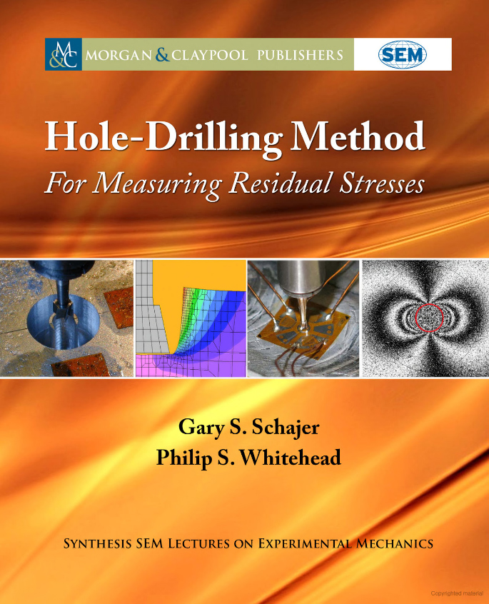 Copy of the cover image for the book Hole-Drilling Method for Measuring Residual Stress